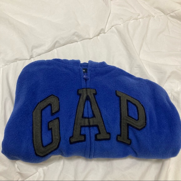 GAP zip-up blue hooded sweater - Picture 5 of 5
